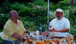 Pauline and Bernard at The Willow Garden